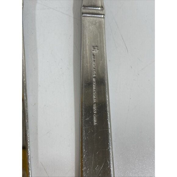 SET (4)VTG JA HENCKELS INTERNATIONAL 18/10 CHINA SALAD FORKS EARL SS - Picture 3 of 3